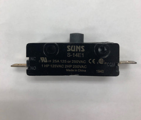 SUNS S-14E1 Pin Plunger Snap Action 25A Micro Switch 1 NO