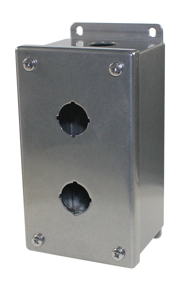 SUNS CSS2202-A Stainless Steel Pushbutton Enclosure NEMA Type 4,4X,12,13 PBXD2SS