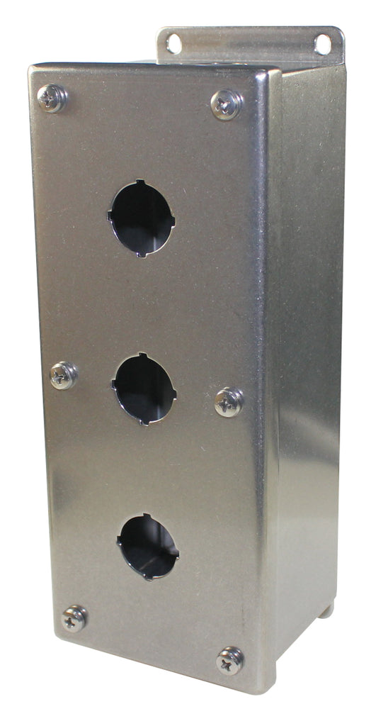 SUNS CSS2203-A Stainless Steel Pushbutton Enclosure NEMA Type 4,4X,12,13 PBXD3SS