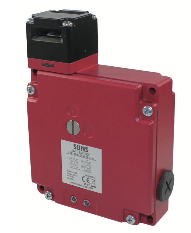 SUNS SS6391-SL36-U-24-L1-A Solenoid Interlock Safety Switch 3NC/1NO