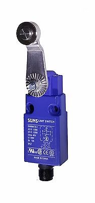 SUNS SN3104-SP-F Fixed Roller Lever Compact Limit Switch M12 Connector Bottom - Industrial Direct