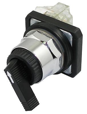 SUNS PBM30-SL2MLD-B-P13 30mm 2 Position Selector Switch Momentary 9001KS34FBH13 - Industrial Direct