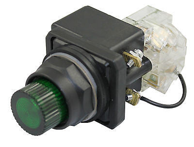 SUNS PB30-PTL-D24E-G-P1 30mm 24V LED Green Push To Test Pilot Light 9001SKT35G31 - Industrial Direct