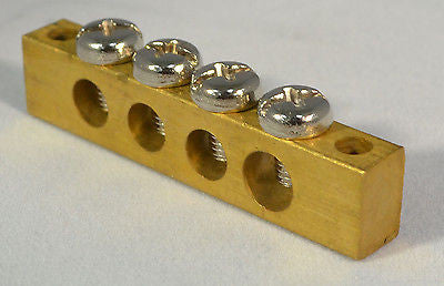 SUNS International G-12804 4 Terminal Grounding Bus Bar - Industrial Direct