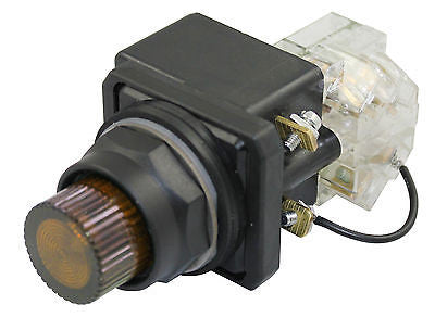 SUNS PB30-PTL-D120E-A-P1 30mm 120V Amber Push To Test Pilot Light 9001SKT38A31 - Industrial Direct