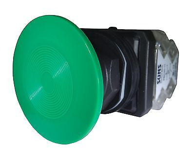 SUNS PB30-MP6-G-P13 30mm Green Mushroom Pushbutton NONC 9001SKR25GH13 9001SKR25G - Industrial Direct