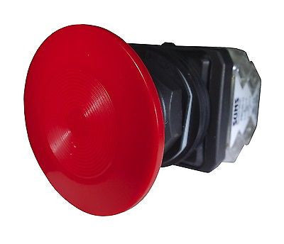 SUNS PB30-MP6-R-P13 30mm Red Mushroom Pushbutton NO/NC 9001SKR25RH13 9001SKR25R - Industrial Direct