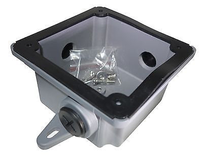 SUNS CB-BX Gray Weatherproof Alarm Bell Back Box - Industrial Direct