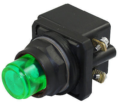 SUNS PB30-PL-D120E-G-P0 30mm 120V LED Green Pilot Light 9001SKP38G31 9001SKP1LGG - Industrial Direct