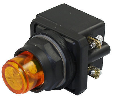 SUNS PB30-PL-D24E-A-P0 30mm 24V LED Amber Pilot Light 9001SKP35A31 9001SKP35A9 - Industrial Direct