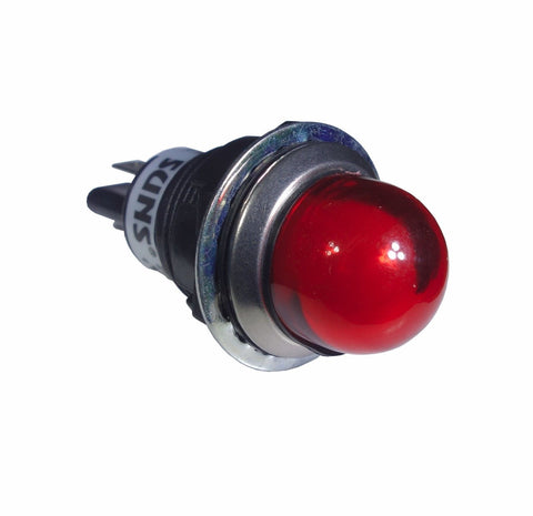 SUNS IL5E-120E-R-Q LED 3/4" Red Indicator Pilot Light 120V 9001OR120 - Industrial Direct