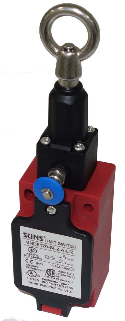 SUNS SND6170-SL2-A-LR Two Way Cable Pull Switch 2NC XY2CJS17H29 XY2CJS17H7 - Industrial Direct