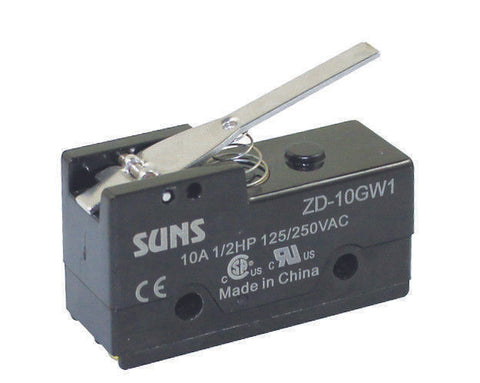 SUNS ZD-10GW1 10A Micro Switch DPDT DZ-10GW-1B DT-2RV3-A7 - Industrial Direct