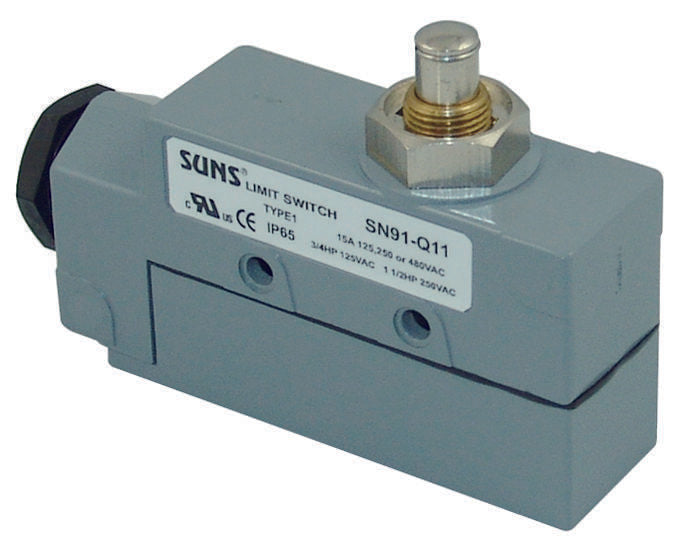 SUNS SN91-Q11-A Top Plunger Limit Switch BZE6-2RQ ZE-Q-2 Air Curtain Mars Berner - Industrial Direct
