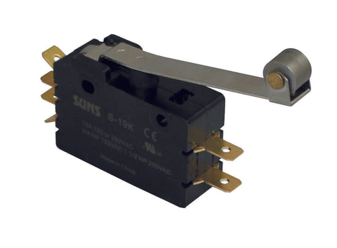 SUNS S-19K Roller Lever Snap Action 15A Micro Switch ADGGC2A04AC - Industrial Direct