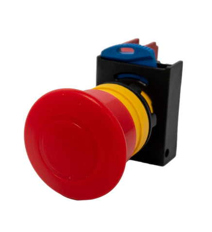 SUNS PB22-ES-R-P6-N 22mm Emergency Stop IP67 Push-Pull Red 1NC