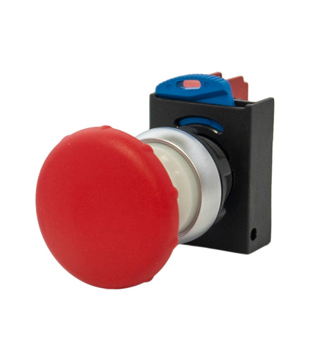 SUNS PB22-ES-R-P6-W 22mm Emergency Stop IP69K Push-Pull Red 1NC