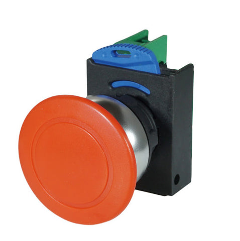 SUNS PB22-MP-R-P5-N 22mm Pushbutton IP67 Mushroom Operator Red 1NO