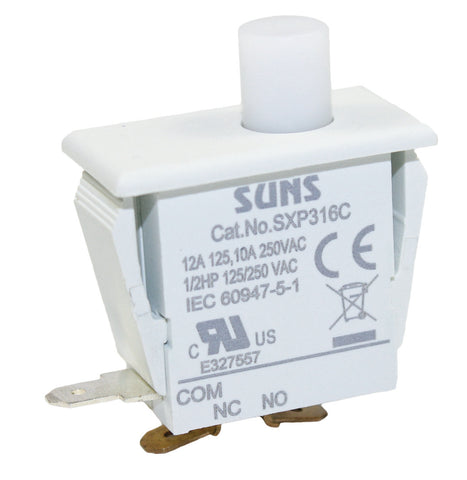 SUNS SXP316C Interlock Switches Momentary 1NO/1NC 12A 1/2HP 125VAC 1DM18