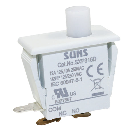 SUNS SXP316D Interlock Switches Momentary 1NO/1NC 12A 1/2HP 125VAC 1DM21