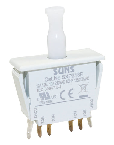 SUNS SXP318E Interlock Switches Push/Pull 2NO/2NC 16A 3/4HP 2DM301
